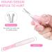 Vicloon 5-in-1 Baby Nail Care Set - Newborn Manicure Kit in Pink - Buy Online on GoSupps.com