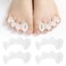 3 Pairs Toe Spacers Silicone Toe Separator to Correct Toes Women Men Toe Straighteners for Bent Toes Separators for Overlapping Toes (M)