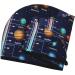Hair Towel Wrap | Quick-Dry Hair Turban with Button - Solar System Design - Buy Online on GoSupps.com