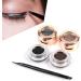 Eyebrow Pen Eye Makeup Tool 2 in 1 Waterproof Longlasting Eyebrow Eyeliner Cream Smoky Eye Makeup Cosmetic Tool Brown Black - Buy Online on GoSupps.com