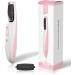 Rechargeable Electric Foot Callus Remover with Smart Light - Fine & Coarse Roller Heads - Pink - Buy Online on GoSupps.com