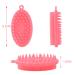Upgrade Your Shower Experience: Pink Bathing & Shampoo Brush for Body Peeling Dandruff Removal & Enhanced Hygiene - Buy Online on GoSupps.com