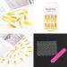 Sethexy Shiny Long Ballerina False Nails | Colorful Press-On Nail Tips - 24 Acrylic Nail Designs for Women & Girls (Orange Yellow) - Buy Online on GoSupps.com