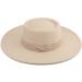 Pro Celia Women's Wide Brim Fedora Hat - Oval Rice - Buy Online on GoSupps.com