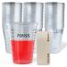 Disposable Epoxy Resin Mixing Cups Clear Plastic 10-Ounce 50-Pack For Measuring Paint Epoxy Resin Supplies - Graduated Measurements in ML and OZ - Multipurpose Mixing Cups for Cooking and Baking 50x 10-Ounce