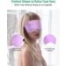 Buy Silk Sleep Mask 2-Pack | 100% Natural Pure Silk Eye Masks for Sleeping & Yoga | Adjustable Black & Purple | Beevine - Buy Online on GoSupps.com