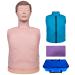 DRXRD CPR Half Body First Aid Manikin with Carry Bag and Knee Pad to Master First Aid Techniques and Correct Operating Method