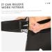 Buy Protection Sports Back Support Brace for Home Fitness - Breathable Nylon Support for Men & Women - 110x22CM - Black - Buy Online on GoSupps.com