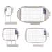 Sew Tech Embroidery Hoops for Brother Innovis NQ1600E NQ1700E NQ1400E NQ3600D Dream Machine 2 VE2200 4000D 1500D V7 V5 VM5200 Babylock Embroidery Machine Hoop (4in1-B Set)