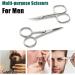 BEZOX Small Scissors 2 PCS Set - Nail Cuticle and Manicure Scissors Kit for Beard, Mustache, Nose, Ear, Eyelashes, and Eyebrow Trimming - Buy Online on GoSupps.com