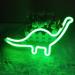 Shop Unique Green LED Dinosaur Neon Light Perfect for Christmas Birthdays & Kids' Rooms | Art Deco Wall Decoration - Buy Online on GoSupps.com