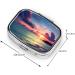 Ocean & Sunset Printed Square Pill Box | Portable Traveling Medicine Organizer - Buy Online on GoSupps.com