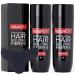 Volume Hair Fibers x2 VOLUMON Keratin Hair Building Fibers for Thinning Hair Instantly Conceals Thinning Areas for Fuller Thicker Hair for Men and Women 28g x2 + Hairline Optimizer Light Brown