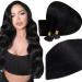 Easyouth keratin boning extensions real hair remy real hair utip fusion 18 inch 50g/50 piece color jet black pre bonded u tip extensions real hair #1 45 cm 2-1 #1