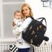 Iniuniu Baby Diaper Backpack - Large Multifunctional Diaper Bag with Changing Pad & Pacifier Holder - Stylish & Practical for Moms & Dads - Black - Buy Online on GoSupps.com