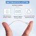 100 Count Natural Cotton Buds Q Tips | Double Tipped Cotton Swabs for Ear & Beauty Care | Individually Wrapped | Round & Pointed Shape Heads - Buy Online on GoSupps.com