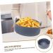 Zerodeko Air Fryers Bottom Accessories Round Reusable Parchment Grade Food Basket Baking Liner Bakeware Replacement Pot Grey 20X20CM - Buy Online on GoSupps.com