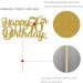 76th Birthday Cake Topper Gold Glitter Cheers To 76 Years Party Decoration Supply - Buy Online on GoSupps.com