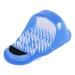 Shower-footwear shoe 1 pair of foot cleaning brushes Plastic peeling foot massage cleaner cleaner bathing shoes with suction cup blue bathing accessories