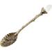 Vintage Spoon Stir Spoon Crystal Head Vintage Pattern Shaped Coffee Spoon Dessert Spoon Dessert Scoop(Green Bronze) - Buy Online on GoSupps.com