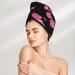 Buy Microfiber Hair Drying Cap - Soft Absorbent Butterfly Towel Wrap for Quick Drying Curly Long & Thick Hair - Buy Online on GoSupps.com