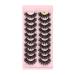 UAMOU Faux Mink Eye Lashes MIX 28 Styles Natural Soft False Eyelashes Fluffy Volume Handmade Faux Cils Makeup in bulk Cheerfully (Color : 7D-31 Size : 30 Boxes) 30 Boxes 7D-31