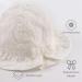XIAOHAWANG Baby Girl Sun Hat | Embroidered Flowers | Toddler Bucket Hat for Infant Girls 6-12 Months | Summer Cap with White Bowknot - Buy Online on GoSupps.com