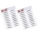 Ipetboom Lot de 2 Autocollants pour Sourcils Imperm ables Faux Sourcils R alistes pour Femmes et Filles Outil de Maquillage Rapide et Longue Tenue Mod le Naturel Clairsem s