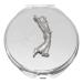 Golfer Compact Mirror Handbag Gift With Free Engraving 156
