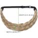 5 Strands Elegant Synthetic Hair Plaited Headband Elastic Hair Band Braid Headwear Hair Scrunchie Headband For Girls Women Accessories Highlighted - Ash Blonde - Buy Online on GoSupps.com