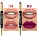 EVPCT 6-Piece Lip Liner and Lipstick Set - Nude, Dark Red Matte, 24-Hour Long-Lasting Lip Kit for Women - Buy Online on GoSupps.com