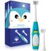 Kids Electric Toothbrush 3 Sided Toothbrush,Sonic Toddler Toothbrush with 2 Brush Heads , Intelligent Timer 5 Gears Adjustment,Ipx7 Waterproof ,USB Cable