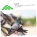 Amosfun 200 Pcs Pigeon Anklet Baby Things Baby Supplies Bird Ring Foot Ring for Pigeon to Open Xuan Feng 1.3X1.3CMx2pcs Greenx2pcs - Buy Online on GoSupps.com