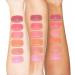 TINTARK Cheeky Blush Compact for Face Cheeks Talc Free Blusher Palette Matte Powder Makeup Natural Healthy Mauve Pink Magenta Peach Red Vegan Cruelty Free (01 MORNING ROSE) - Buy Online on GoSupps.com