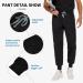 VIAOLI Men's Scrubs Set - V-Neck Top & Jogger Pant - 8 Pocket Cargo - Black L - Buy Online on GoSupps.com