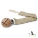 Personalized Smallerstork Fabric Pacifier Band | Custom Engraved Name | Baby Pacifier Chain Gift for Birth & Baptism | Many Colors Available - Buy Online on GoSupps.com