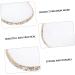 Didiseaon Palette de M lange pour Ongles Blanc avec Bord Dor Plateau de Peinture Nail Art pour Salon et Usage Professionnel Outil Pratique pour Cr ation de Couleurs Uniques - Buy Online on GoSupps.com