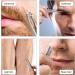 UXELY 3pcs Stainless Steel Nose Hair Clippers - Universal Trimming Tweezers for Men & Women | Round Tip Nose Trimmer for Hair Brows & Sideburns (Silver - Buy Online on GoSupps.com
