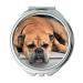 Mirror Compact Mirror Dog Animal Continental Bulldog Pet Animal Portrait Pocket Mirror portable mirror