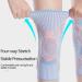 Buy Silicone Sports Knee Sleeves - Non-Slip Breathable Elastic Knee Pads for Basketball & Fitness - Meniscus & Patella Protection - Medium Size - Buy Online on GoSupps.com