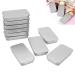 10 Pack Empty Sliding Cover Tins | Portable Silver Storage Can for Lip Balm Solid Perfume Gifts & Favors - Buy Online on GoSupps.com