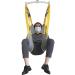 Patient Lift Toileting Sling Large Mesh Sling for Shower Patient Hoist Lift Dress Toileting Access Premium Padded Sling with Headrest 0620 Yellow Large