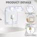 Socket Cover Box with Lock Lockable Baby Safety Plug Socket Childproof Transparent Electrical Outlet Light Switch Plug Protector Waterproof & Anti-dust Cover Box for Home &School Security Use - Buy Online on GoSupps.com