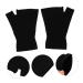 Mobestech Fingerless Wrist Gloves for Men & Women - Spandex Gym Wrist Sleeves & Protectors - 2 Pairs - Buy Online on GoSupps.com