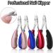 Nail Clippers for Thick Nails Stainless Steel Heavy Duty Toe Nail Clipper Dead Skin Trimmer for Men Seniors Black - Buy Online on GoSupps.com