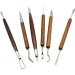 LEKAI 6 Pieces Double Ended Modeling Tools for Clay Sculpture, Wooden Handle - Arts and Crafts - Buy Online on GoSupps.com
