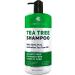 Tea Tree Oil Shampoo - Sulfate and Paraben Free with Collagen Keratin - Ideal for Women and Men with Oily Hair and Scalp Buildup - Anti Dandruff Treatment for Itchy Dry Scalps Salon Grade Products