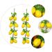 HOMSFOU 8 Bunches Imitation Lemon Skewers Lemons Lemon Decor Play Kitchen Mini Artificial Plants Play Vegetables Toy Simulation Decorative Fruit Lemon Tree Decor Fake Fruit Foam Girl - Buy Online on GoSupps.com