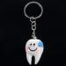 Buy KVSERT 20pcs Tooth Shape Keychain - Cute Dental Gifts | White/Silver | Perfect for Dental Professionals - Buy Online on GoSupps.com