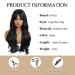 Buy Oefei 26-Inch Long Wavy Black Wigs with Ponytail | Heat-Resistant Synthetic Hair for Women | Perfect for Daily Wear Parties & Cosplay - International Shipping Available - Buy Online on GoSupps.com